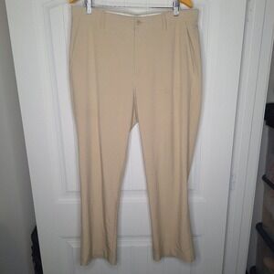 FootJoy Khaki Pants Men's Size 36x30 Tan Straight Leg Golf Performance